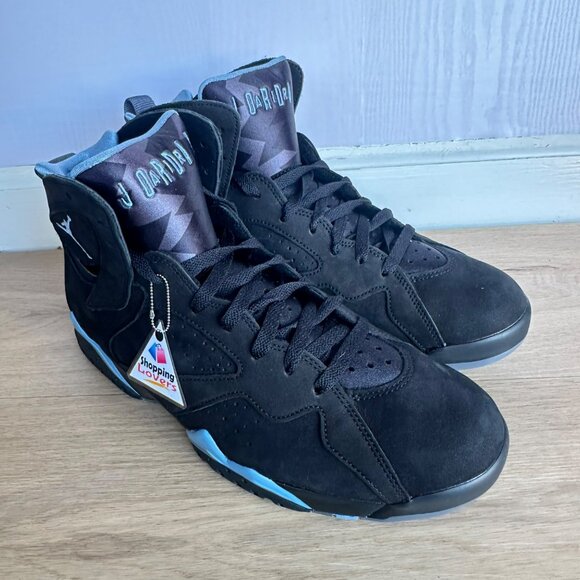 ⭐Nike Air Jordan 7 Retro Chambray Sz 10 Women's shoes Sneakers Black CU9307-004 - Picture 3 of 7